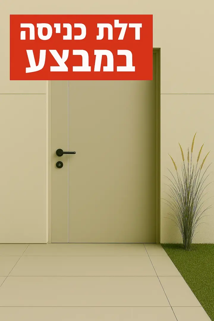 דלת כניסה זולה ולא יקרה לבית שלך